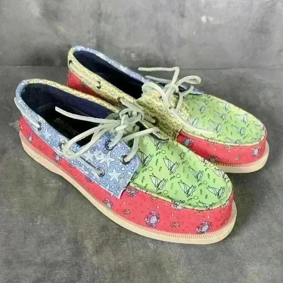 Sperry Vineyard Vines Boat Shoes KIDS size 1m - Picture 3 of 7